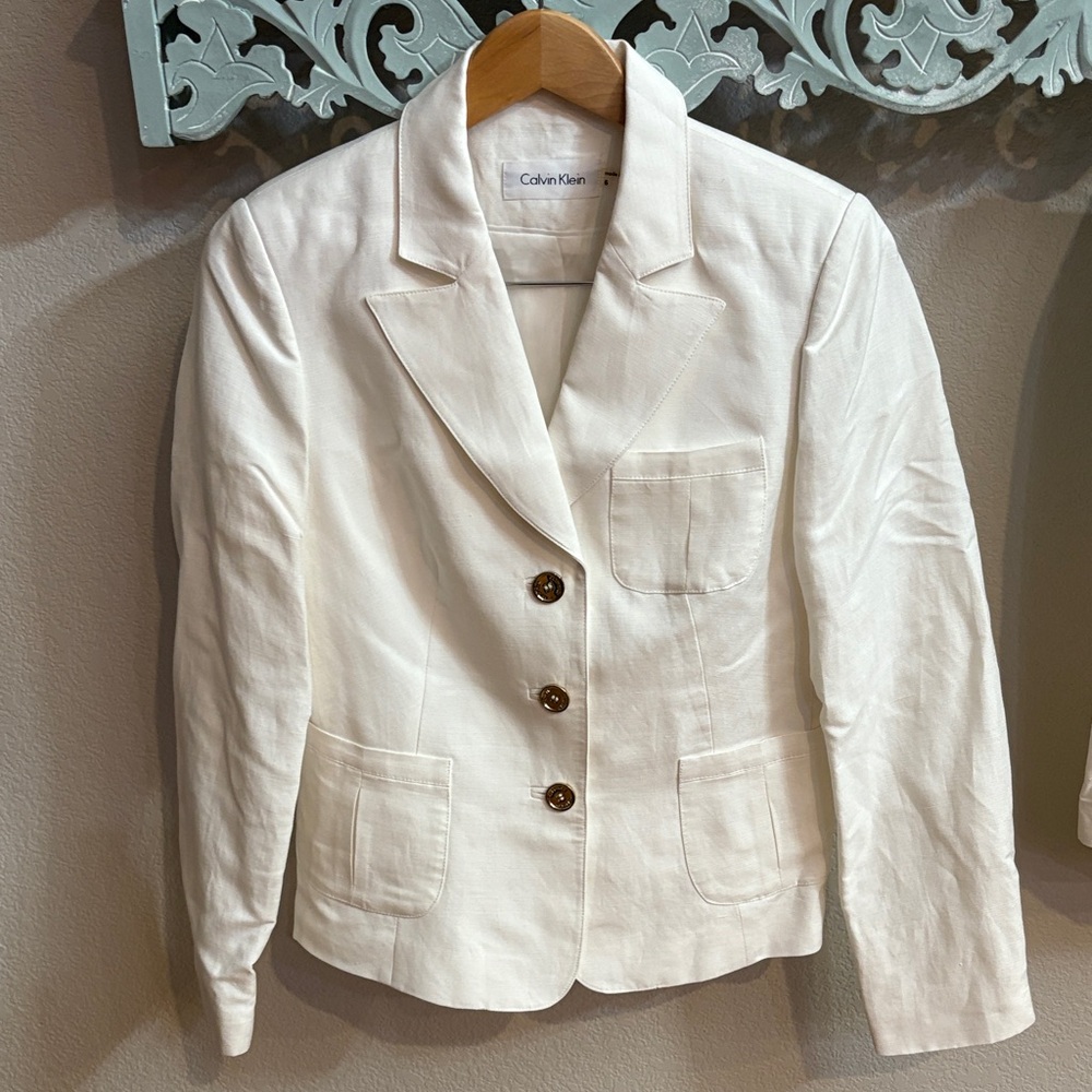 Calvin Klein Women's Cream Skirt Set - Picture 2 of 12